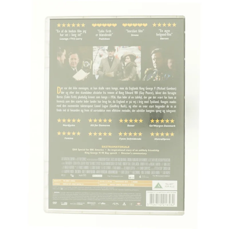 Kongens Store Tale fra DVD