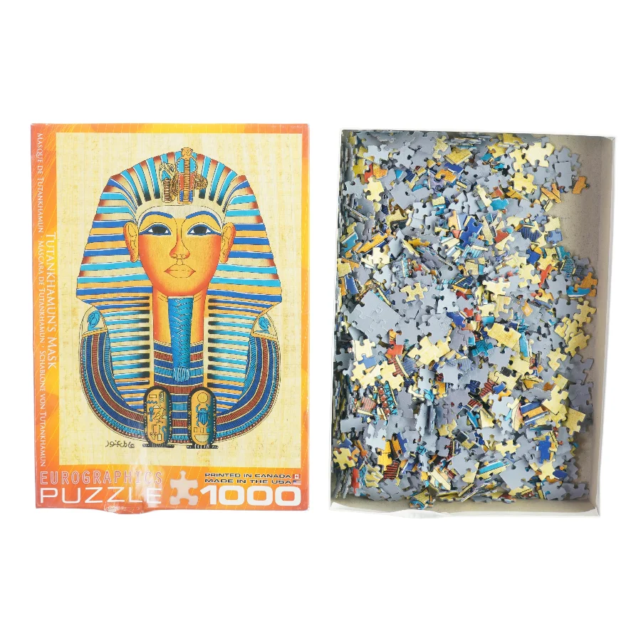 Puslespillet med 1000 prikker (str. 37 X 26 X 7 cm)