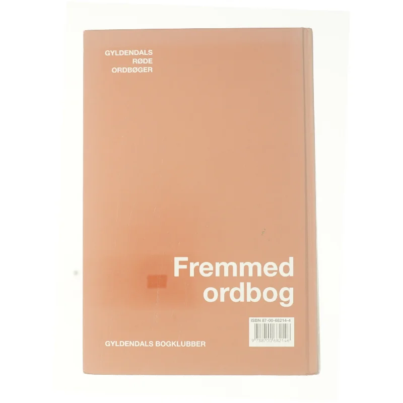 Fremmed Ordbog fra Bog