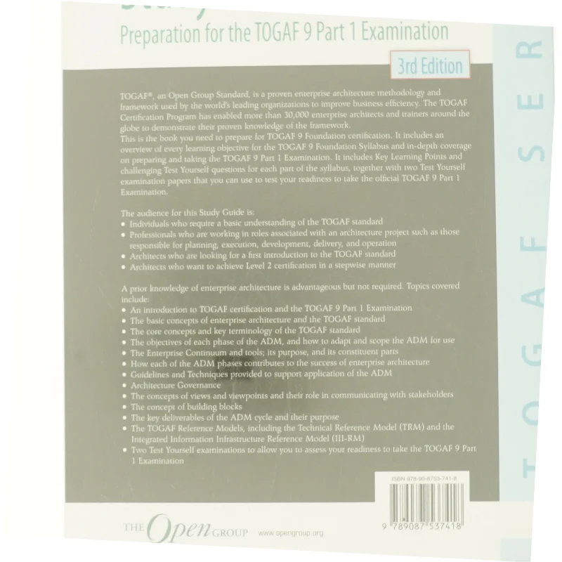 TOGAFÂ® 9 Foundation Study Guide - 3rd  Edition - 3rd Edition (eBook) af Rachel Harrison (Bog)