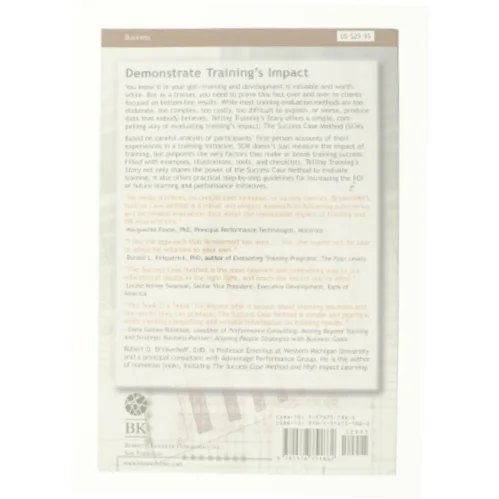 Telling Training's Story: Evaluation Made Simple Credible and Effective af Brinkerhoff, Robert O. (Bog)