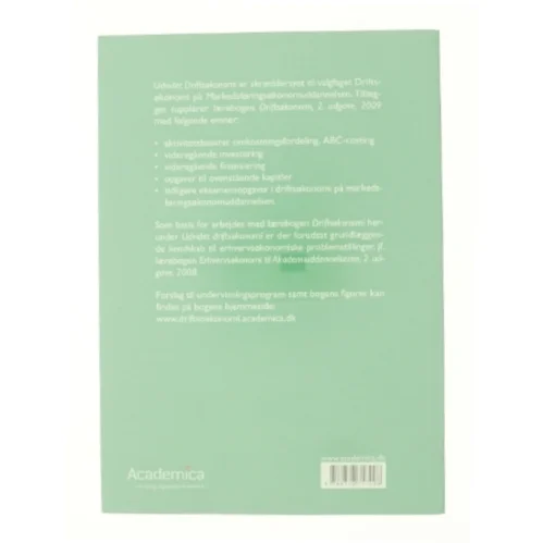 Udvidet driftsøkonomi af Lone Hansen (f. 1959-07-26), Jens Ocksen Jensen, Søren Holm-Rasmussen (Bog)