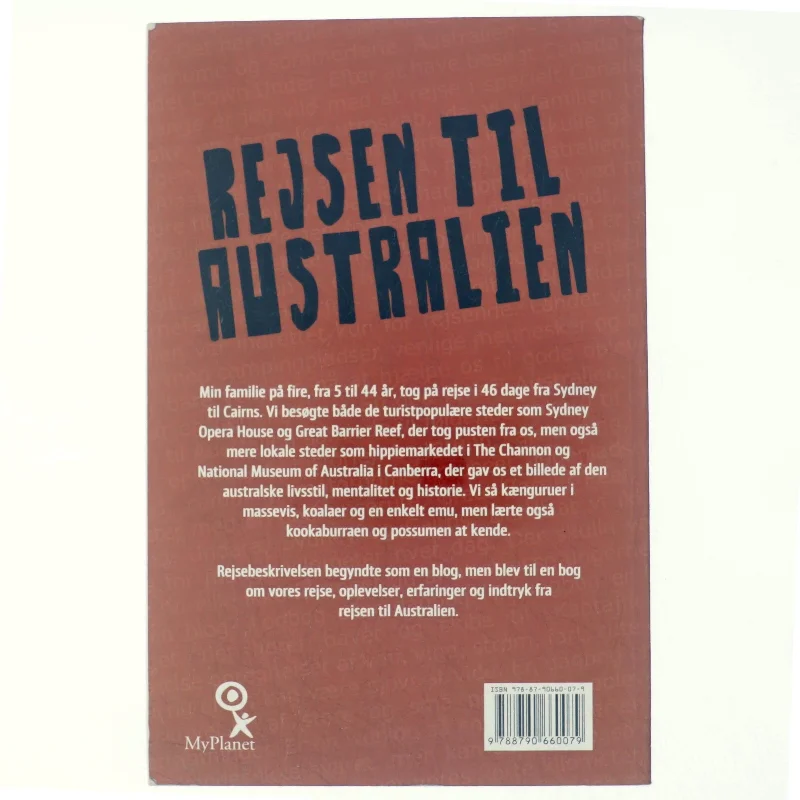 Rejsen til Australien : fra blog til bog om en rejse down under af Arne Tubæk Naamansen (Bog)