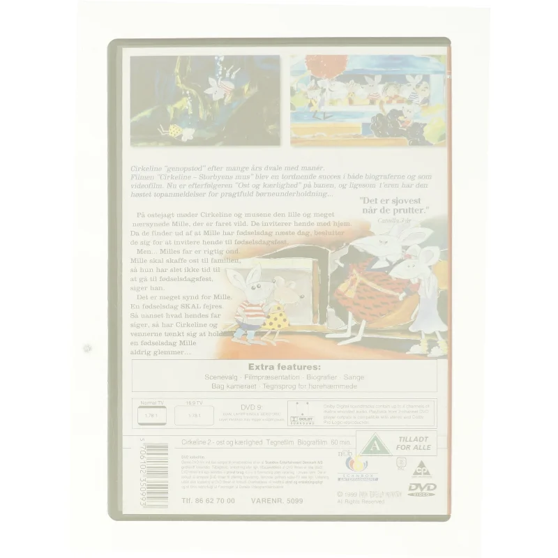 Cirkeline, ost og kærlighed