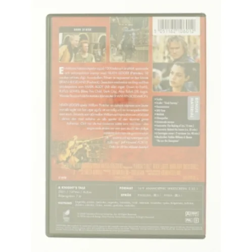 En riddares historia fra DVD