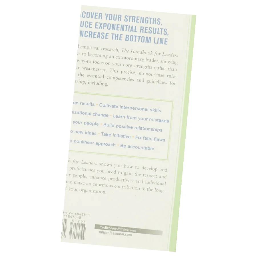 The Handbook for Leaders : 24 Lessons for Extraordinary Leadership by John H., Folkman, Joseph Zenger af Zenger, John H. / Folkman, Joseph (Bog)