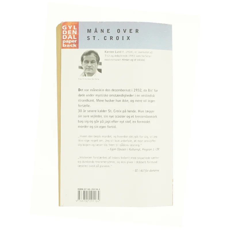 Måne over St. Croix af Karsten Lund (f. 1954) (Bog)