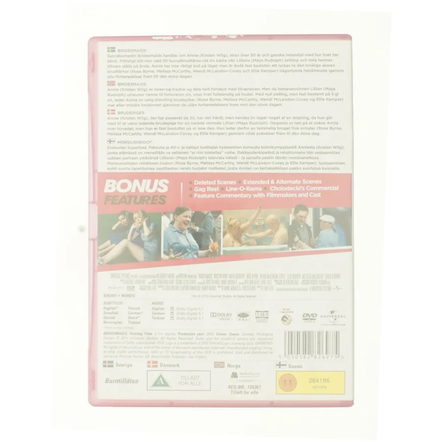 BRIDESMAIDS, BRUDEPIGER fra dvd