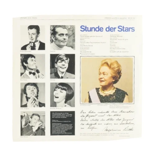 Stunde der stars Vinylplade