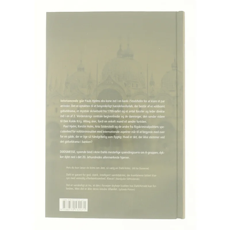 Dødsmesse af Arne Dahl (f. 1963) (Bog)