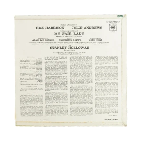 Rex Harrison, Julie Andrews My fair Lady vinylplade