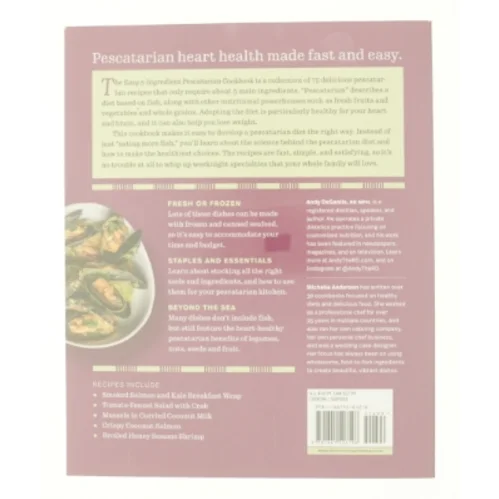 The Easy 5-ingredient Pescatarian Cookbook (Bog)