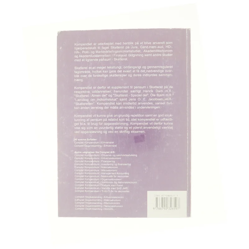 kompendium i skatteret 2007 af Peter Wedel Ranch Krarup (Bog)