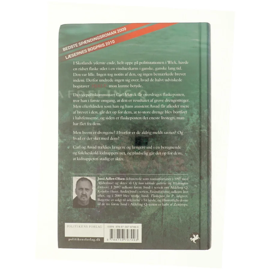 Flaskepost fra P af Jussi Adler-Olsen (Bog)
