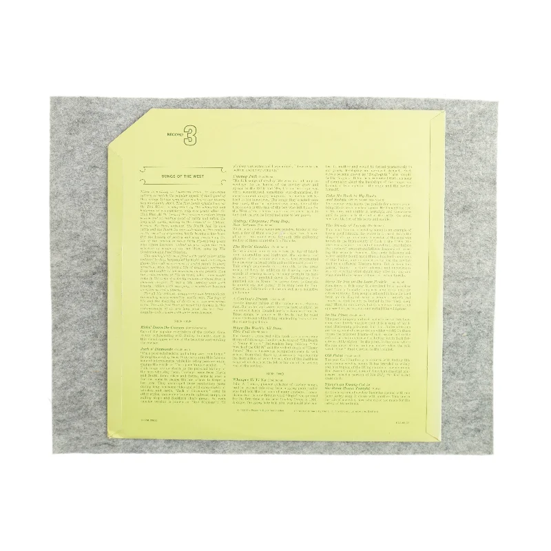 Country Music Popular Hits record 3 Vinylplade