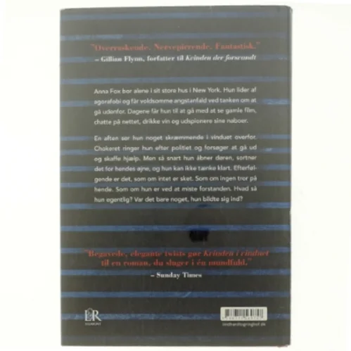 Kvinden i vinduet af A. J. Finn (Bog)