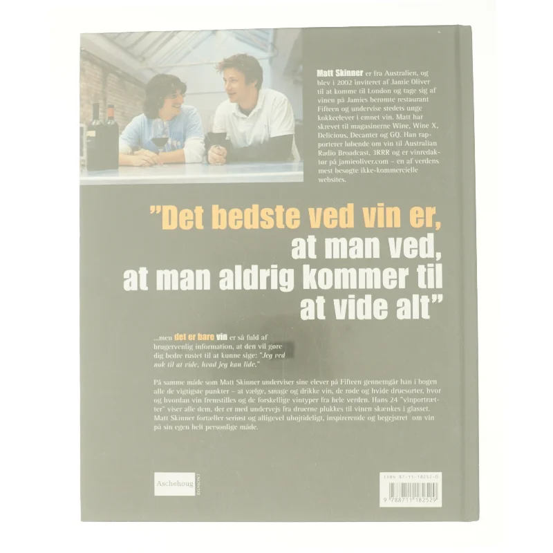 Det er bare vin af Matt Skinner