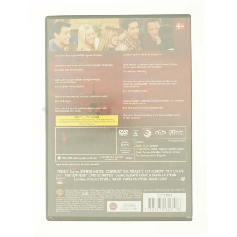 Friends season 10 episodes 1-8 fra DVD