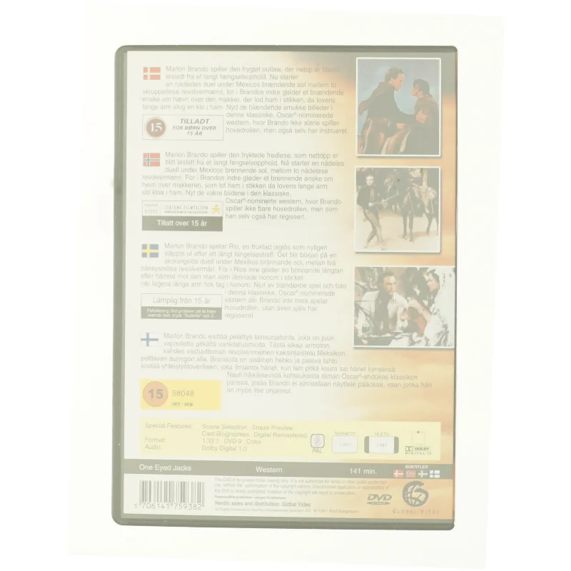 One Eyed Jacks fra DVD