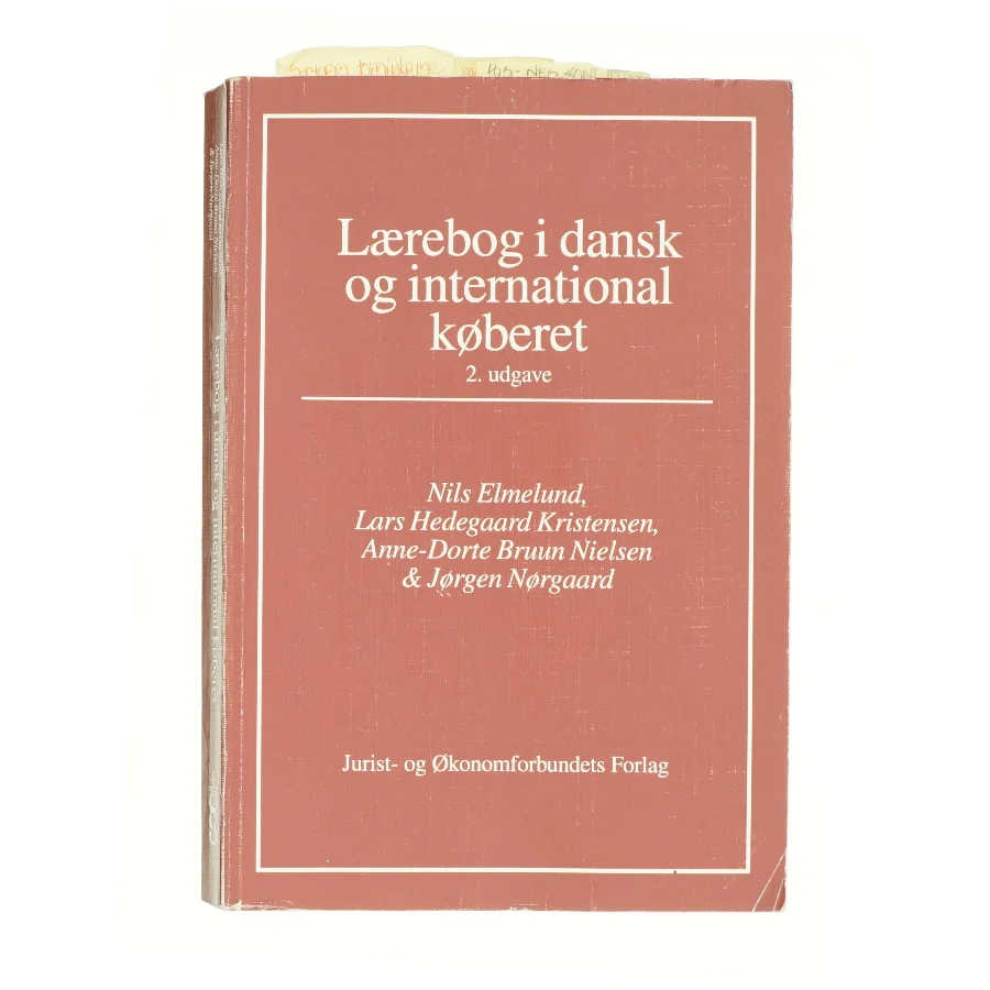 Lærebog i dansk og international køberet af Nils Elmelund (Bog)