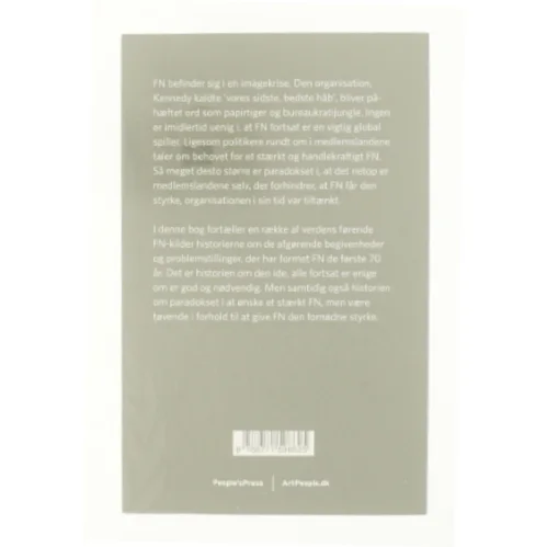 FN : vores sidste, bedste håb : samtaler om FN gennem 70 år af Anders Agner Pedersen (f. 1985) (Bog)