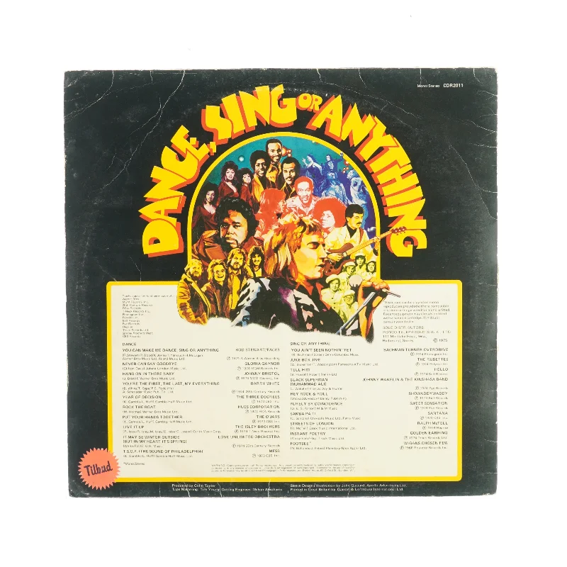 Dance, Sing or Anything Vinylplade