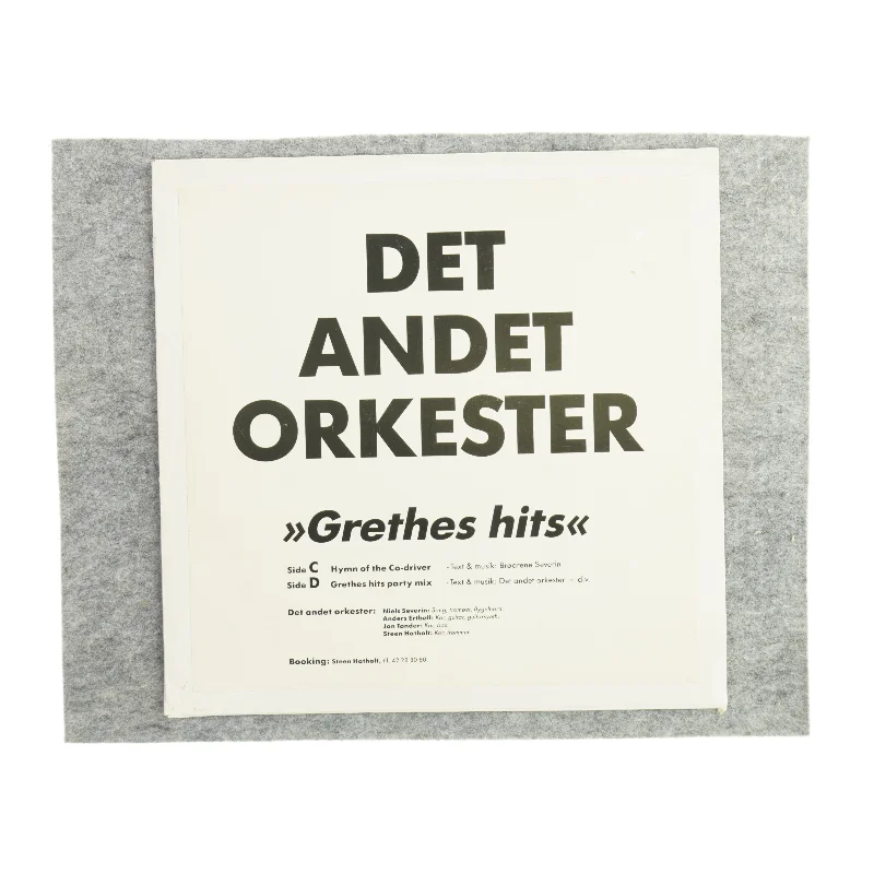 Det andet Orkester vinylplade