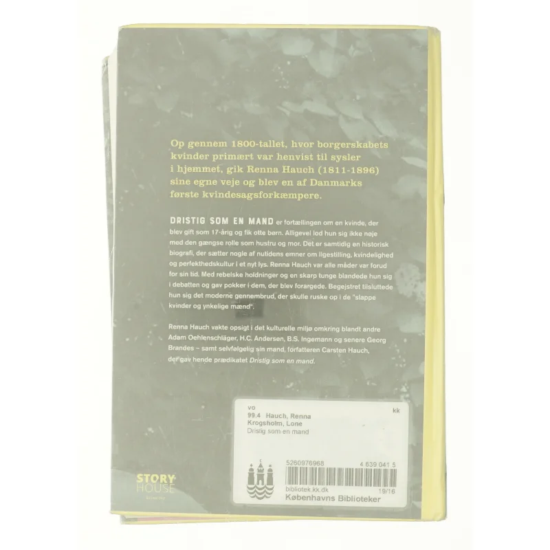 Dristig som en mand af Lone Krogsholm (Bog)