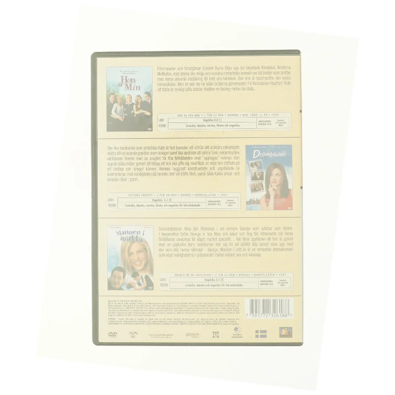 Jennifer Aniston 3 disc collection fra DVD