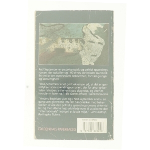 Rød september af Anders Bodelsen fra Bog