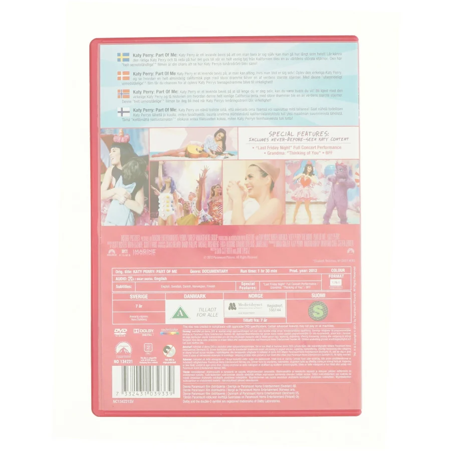 KATY PERRY: THE MOVIE PART OF ME