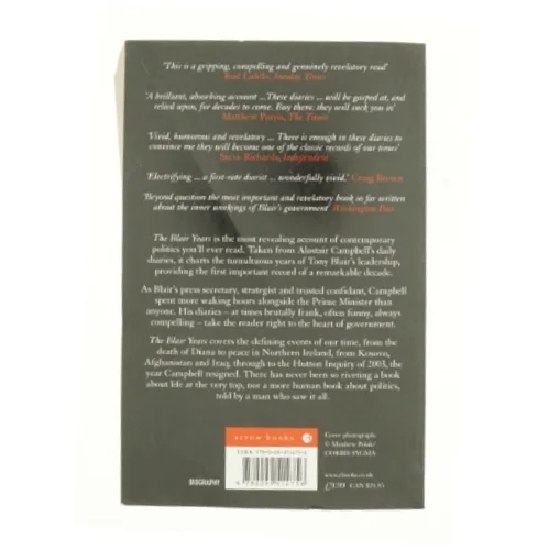 The Blair years : extracts from the Alastair Campbell diaries af Alastair Campbell (Bog)