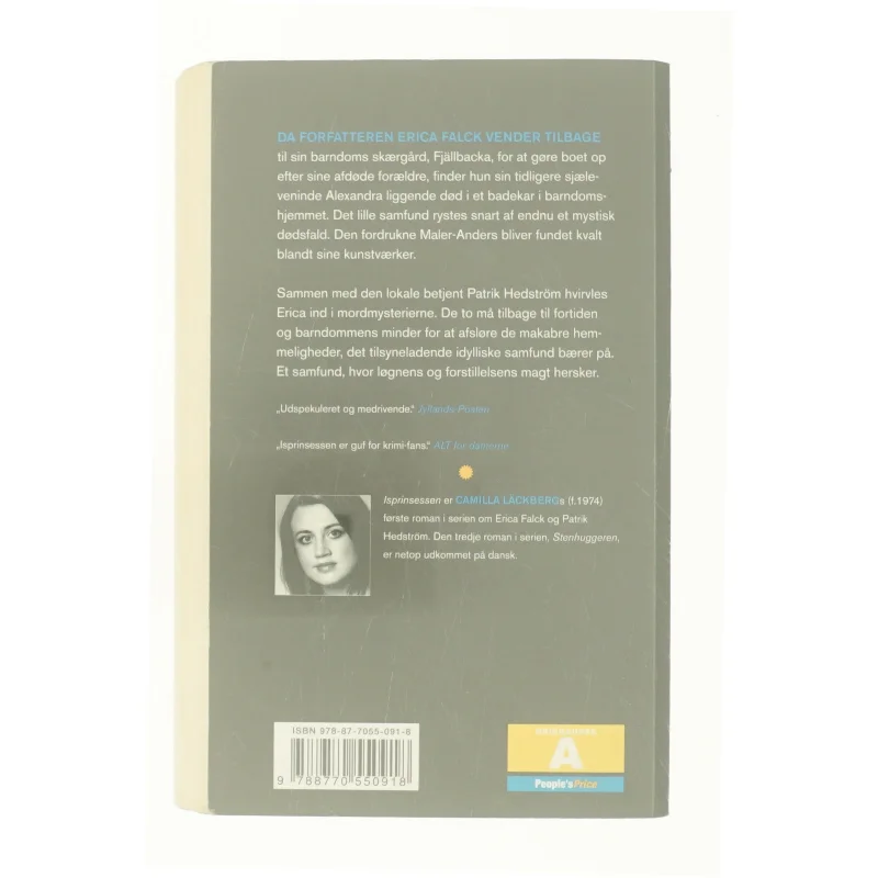 Isprinsessen af Camilla Lackberg (Bog)