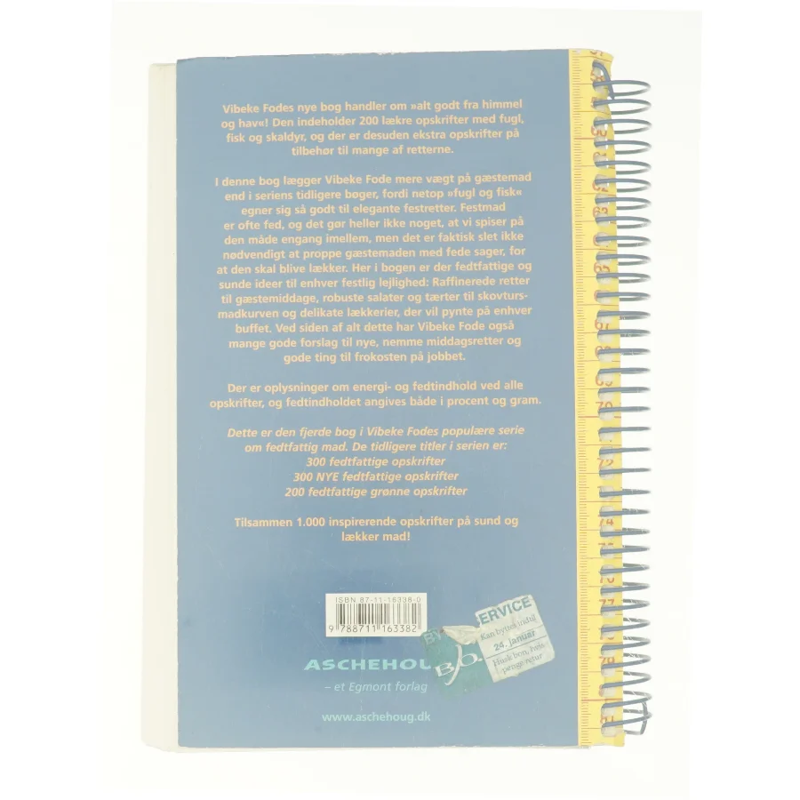 200 fedtfattige opskrifter med fugl og fisk fra Bog