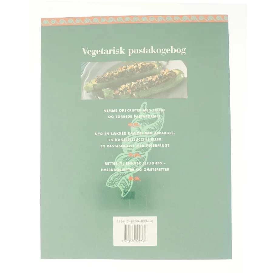 Vegetarisk pastakogebog (Bog)