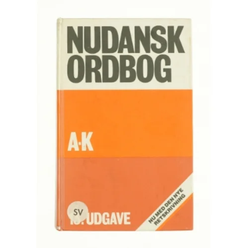 Nudansk ordbog fra Bog
