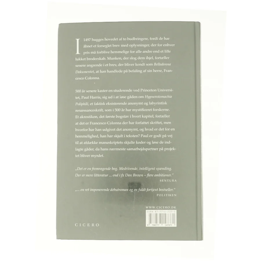 Belladonna dokumentet af Jan Caldwell og Dustin Thomason fra Bog