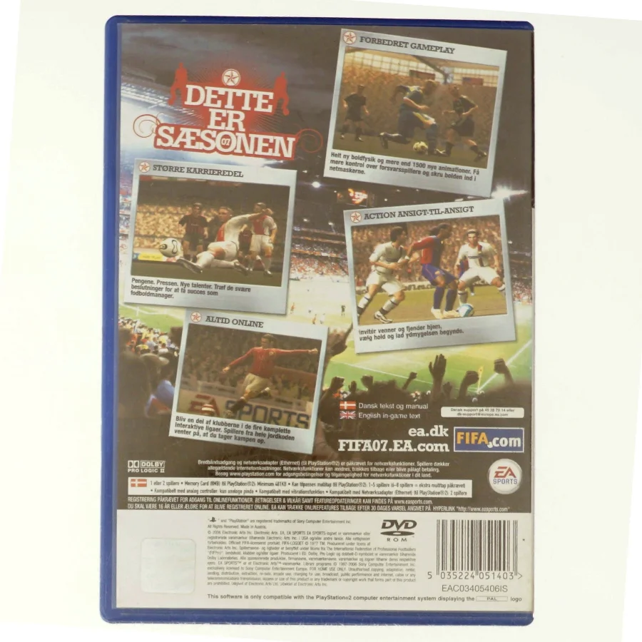 FIFA 07 fra PS2