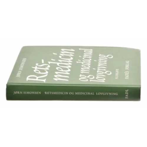 Retsmedicin og medicinal lovgivning af Jørn Simonsen fra Bog