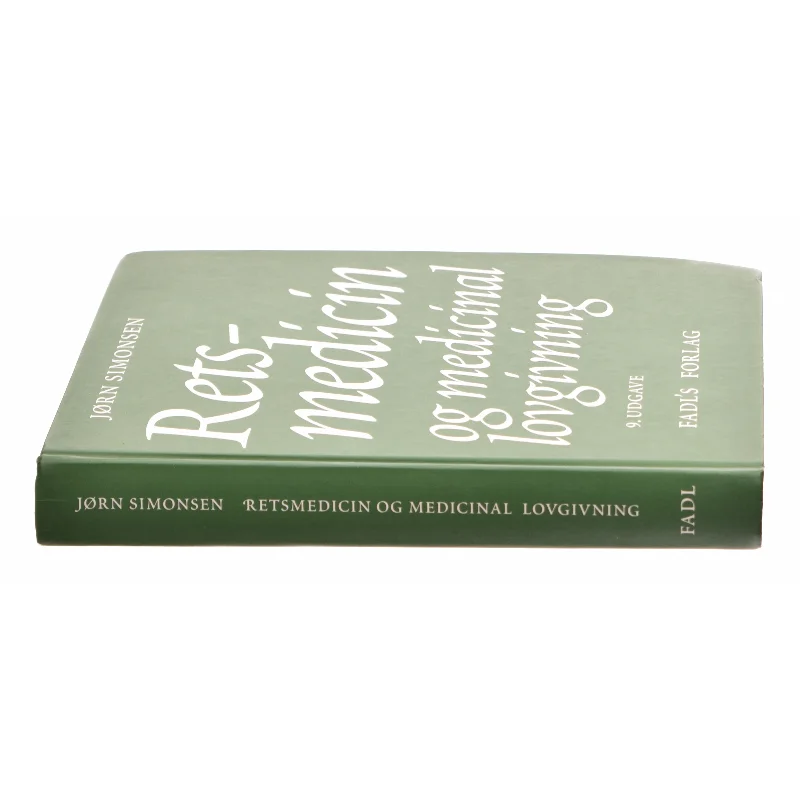 Retsmedicin og medicinal lovgivning af Jørn Simonsen fra Bog