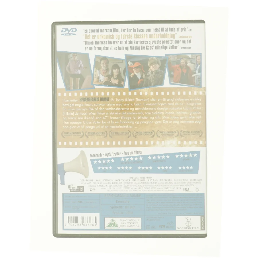 Sprængfarlig Bombe fra DVD