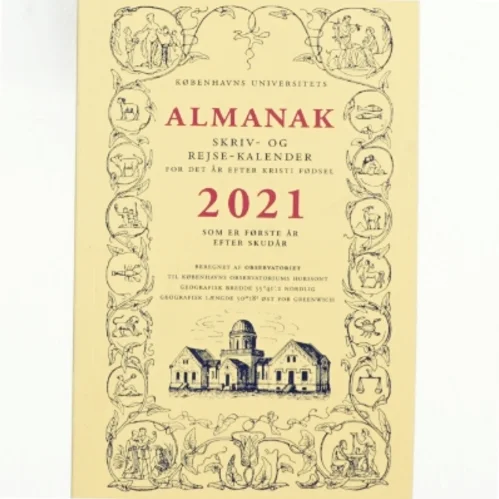 Københavns Universitets Almanak skriv- og rejsekalender 2021 (Bog)