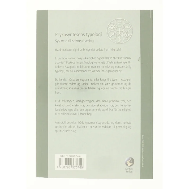 Psykosyntesens typologi af Roberto Assagioli (Bog)