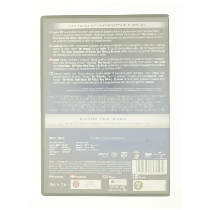 Apollo 13 (100th Ae) fra DVD