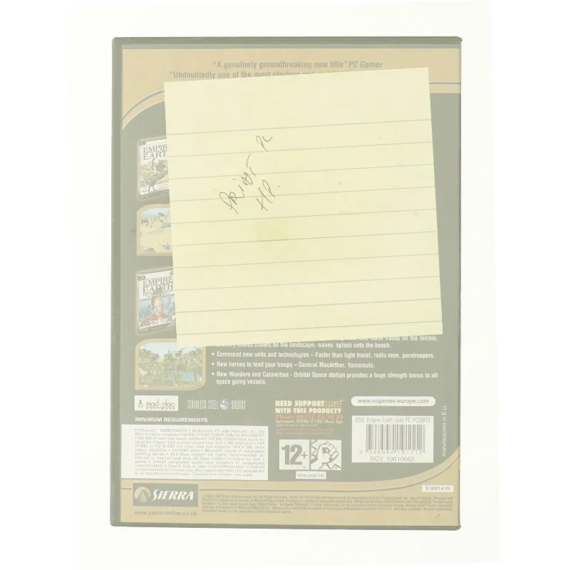 Empire Earth Collection fra DVD