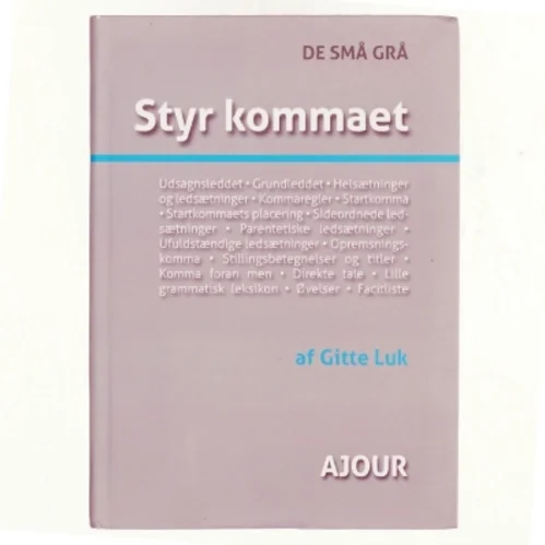 Styr kommaet af Gitte Luk (Bog)