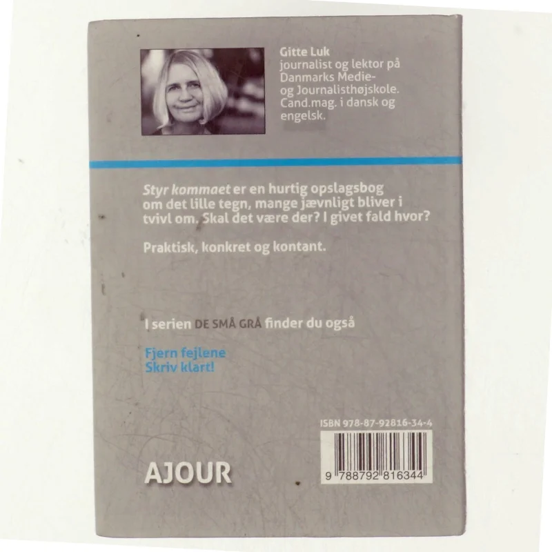 Styr kommaet af Gitte Luk (Bog)