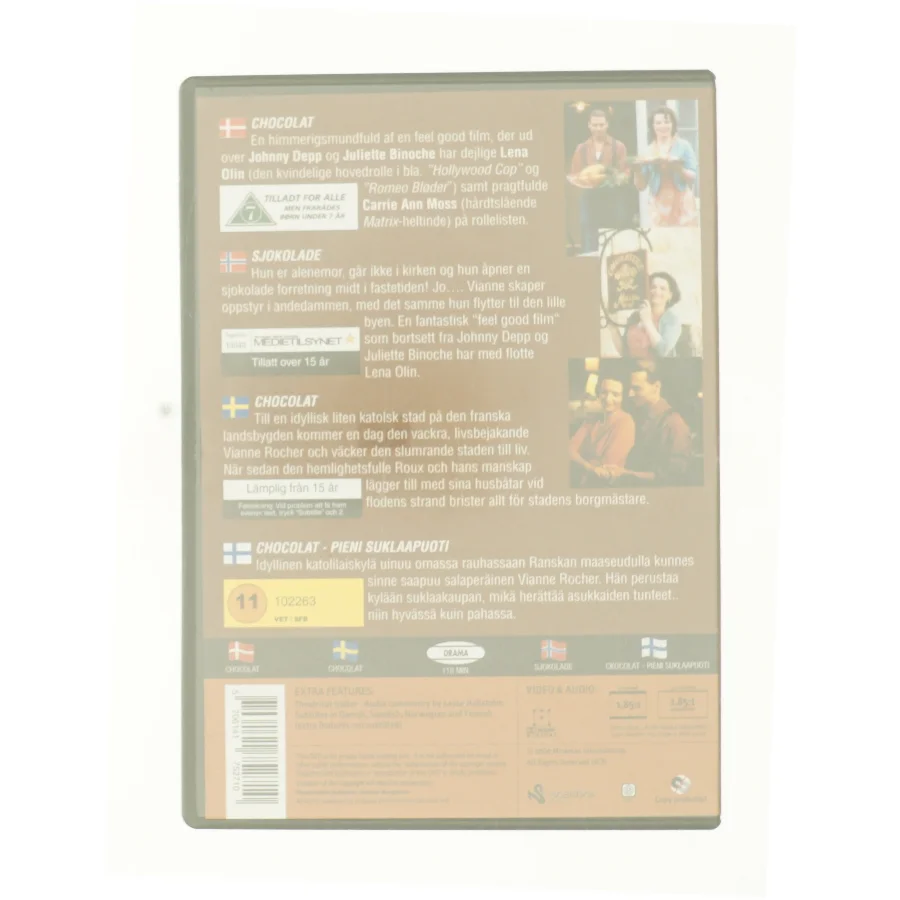 Chocolat  fra dvd