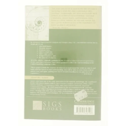 Sigs Reference Library: Advanced Object-Oriented Analysis and Design Using UML (Series #12) (Paperback) af James J. Odell (Bog)