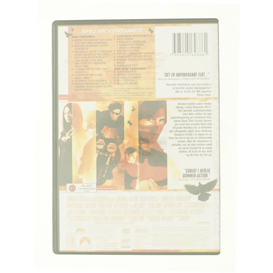 Mission Impossible 2  fra DVD